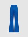 Reiss Cobalt Blue Loren Flared Trousers