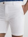 Reiss White Wicket Casual Chino Shorts