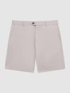 Reiss Soft Pink Wicket Casual Chino Shorts