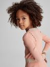 Reiss Pink Coraline Junior Colourblock Knitted Dress