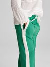 Reiss Green Frazer Junior Side Stripe Tapered Track Trousers