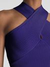 Reiss Purple Lily Knitted Halterneck Cami Vest Top