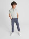 Reiss Sage Ralphy Buttoned Linen Polo