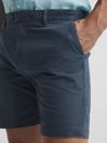 Reiss Airforce Blue Wicket Casual Chino Shorts
