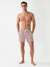 Reiss Rose Crush Geo Printed Swim Shorts