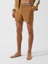 Reiss Rust Sunseeker - Che Contrast Waistband Swim Shorts
