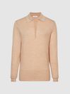 Reiss Nude Candise Collared Knitted Jumper