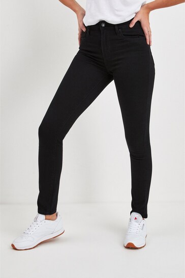 Viscose blend pants with a ribbed elastic waistband