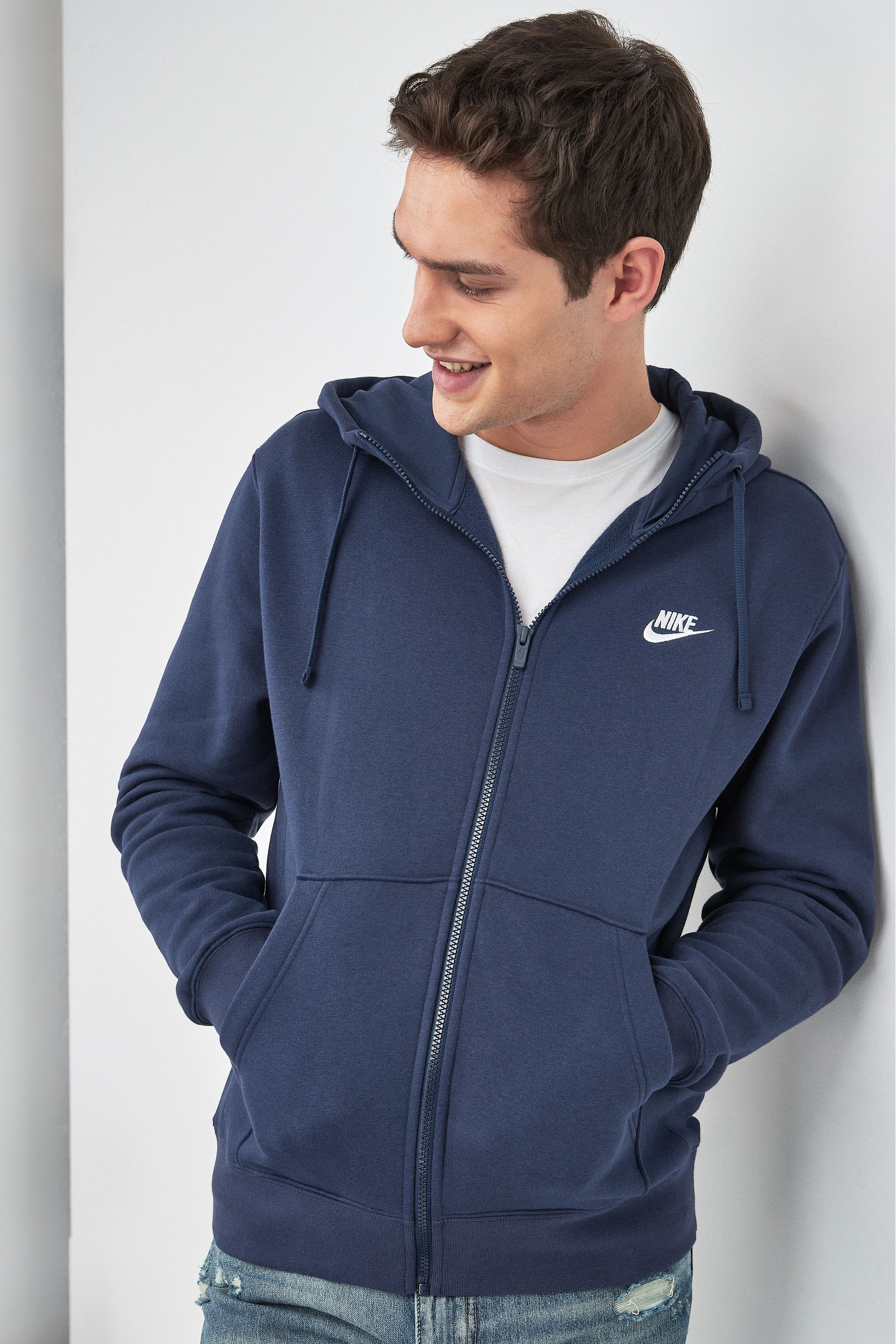 Nike navy shop hoodie