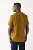 Ochre Yellow Stretch Oxford Short Sleeve Shirt