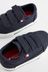 Navy Standard Fit (F) Strap Touch Fastening Shoes