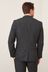 Charcoal Grey Tailored Wool Mix Textured Suit Jacket