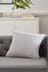 Silver Grey 45 x 45cm Soft Velour Cushion
