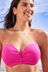 Pink Shaping Padded Wired Bandeau Bikini Top