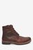cleated sole leather chukka boots in tan leather