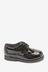 Black Ground Standard Fit (F) Leather Brogue Shoes