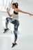 Blue/Neutral Water Colour Print Active New & Improved High Rise Sports Sculpting Leggings