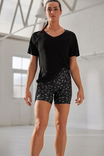 Charcoal Grey/Black Animal Atelier-lumieresShops Active Sports Cycling norma Shorts