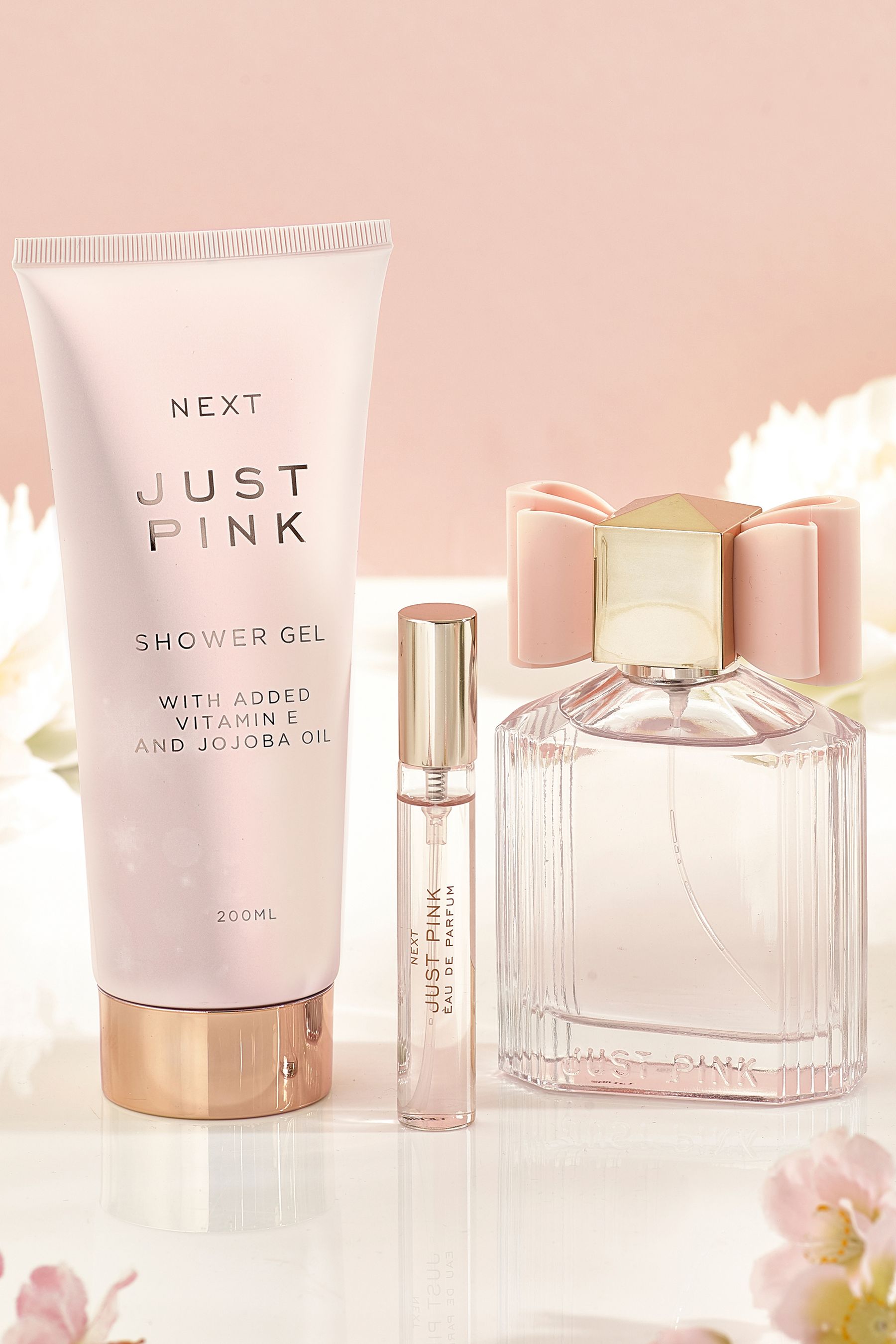 Just Pink 100ml And 10ml Eau de Parfum And Shower Gift Set