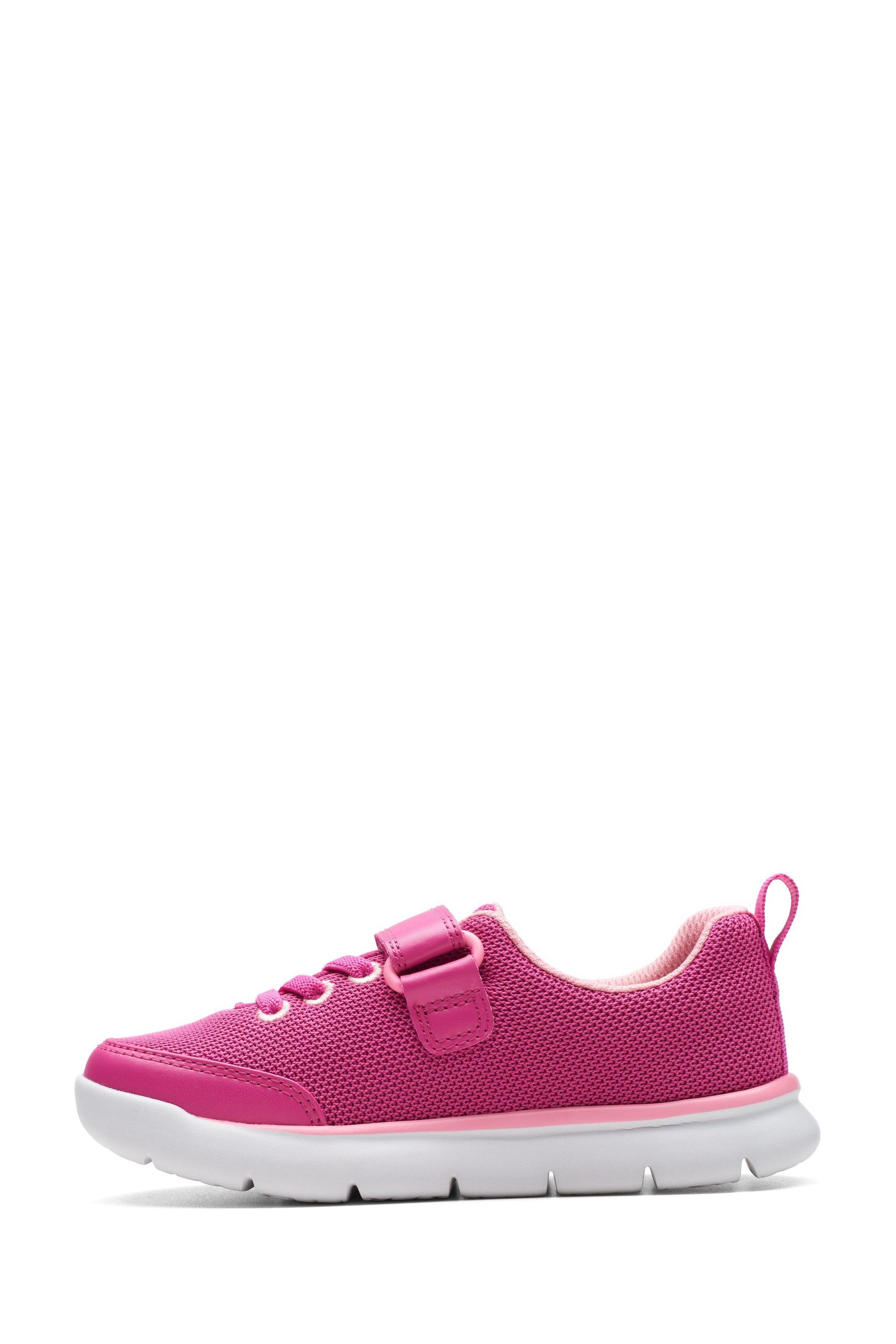 Buy Clarks Pink Multi Fit Kids Hoop Run Trainers from the Next UK ...