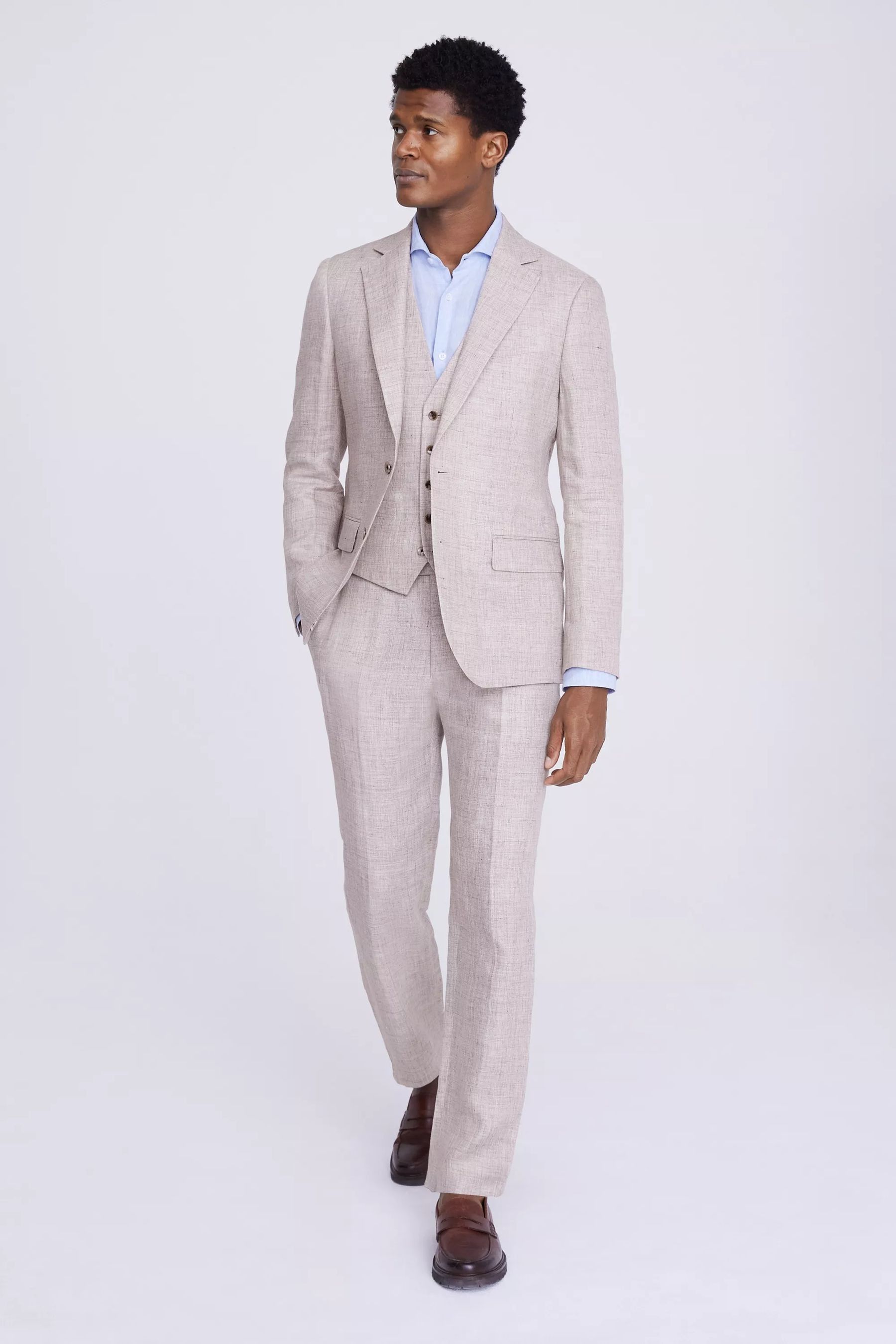 Natural linen jacket store