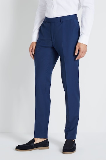 Buy MOSS Performance Tailored Fit Royal Blue Suit: Trousers from the ...
