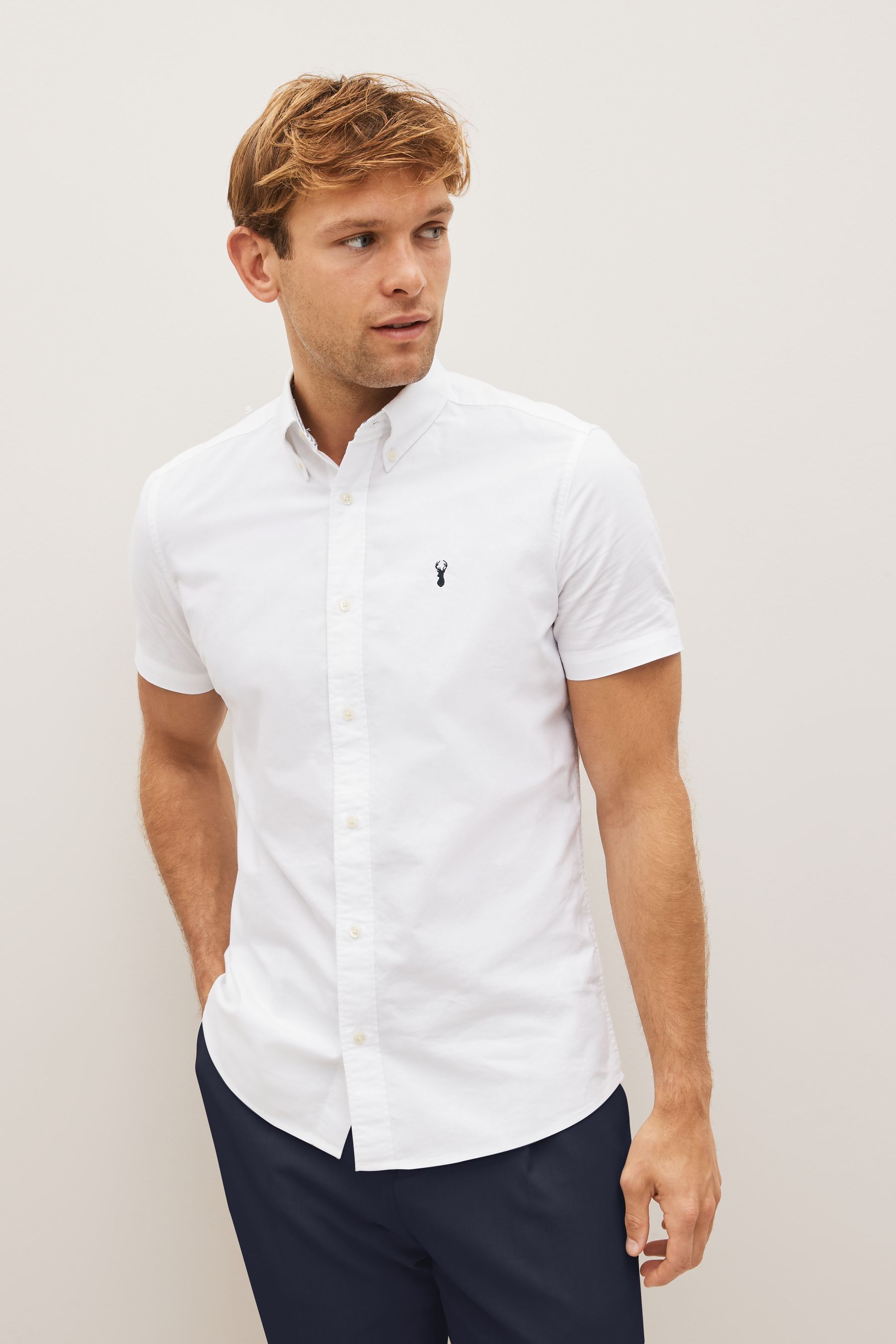 Slim fit short cheap sleeve button down shirts