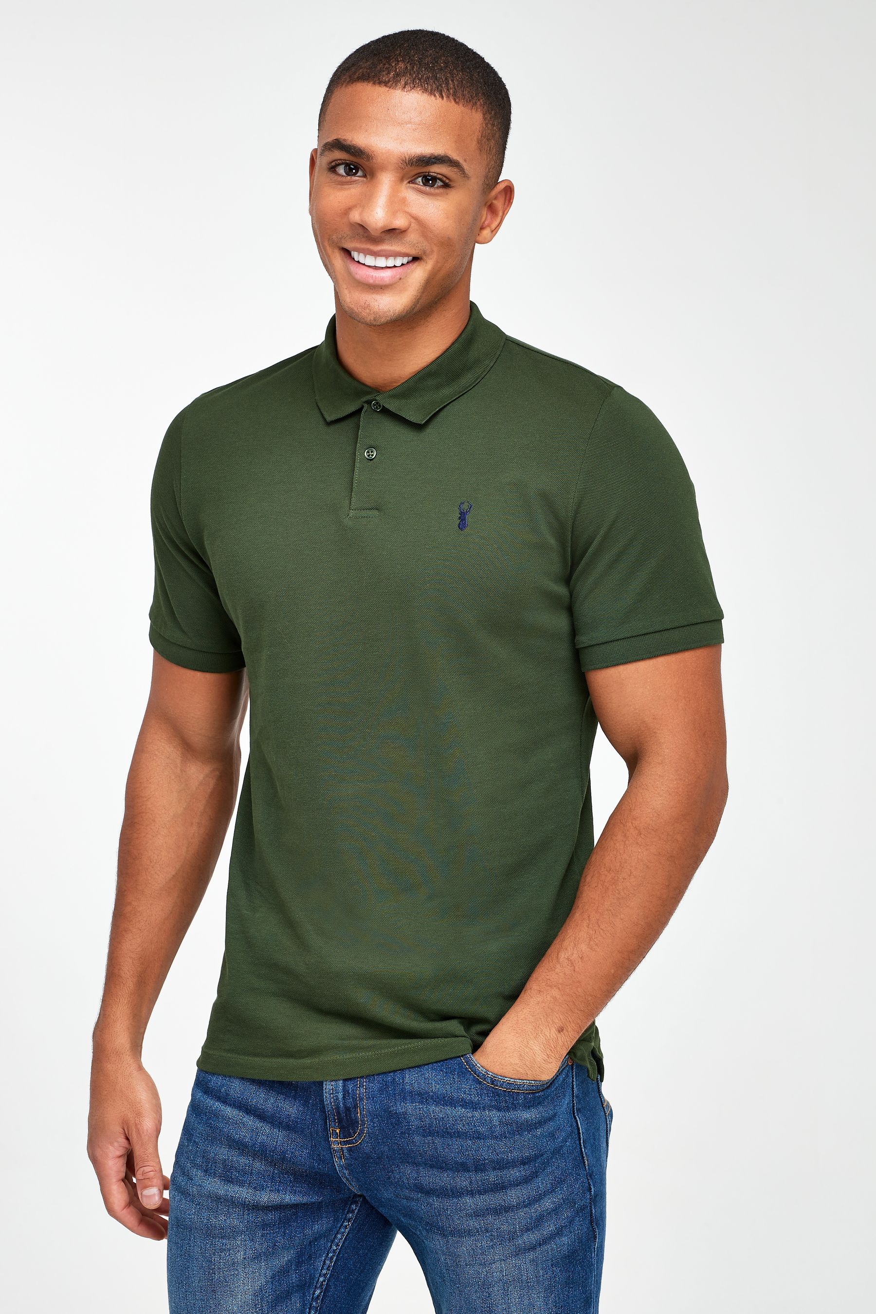 Khaki green top ralph lauren shirt