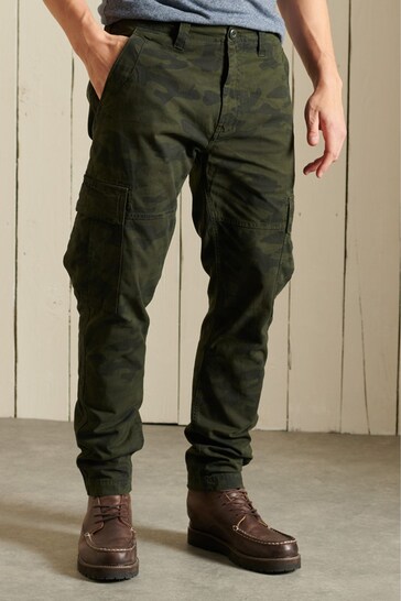 Buy Superdry Camouflage Core Cargo Utility Trousers from the Next UK ...