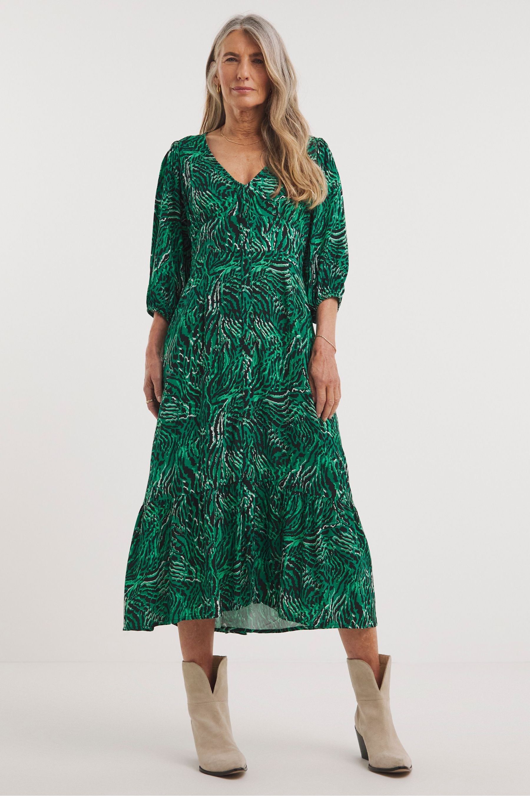 Jd williams green dress sale