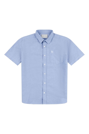Jack Wills Boys Short Sleeve Oxford Shirt