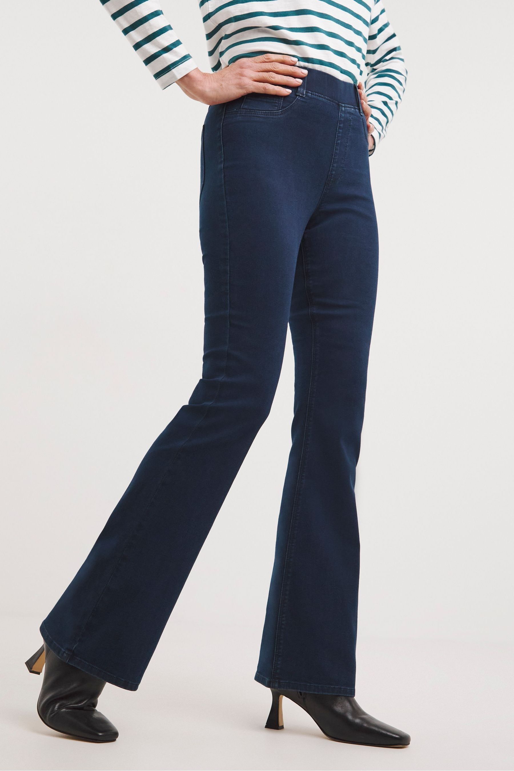 Buy JD Williams Indigo Blue Bootcut Jeggings from the Next UK online shop