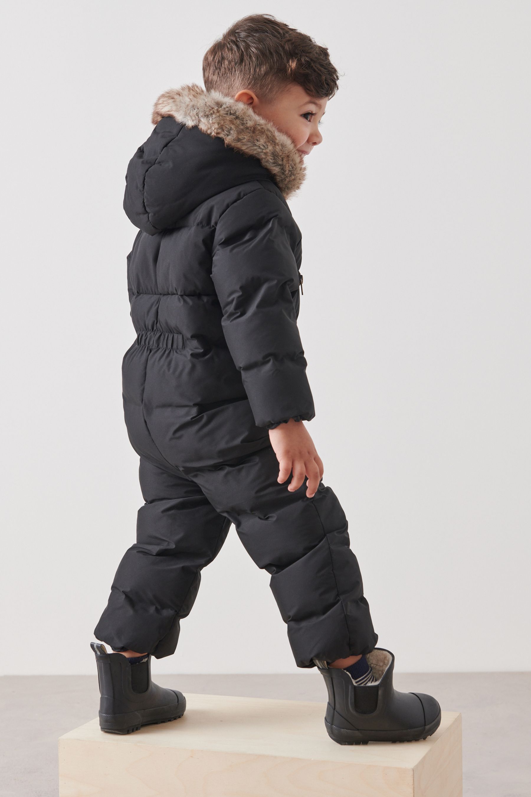 Buy Black Snowsuit (3mths-7yrs) from the Next UK online shop