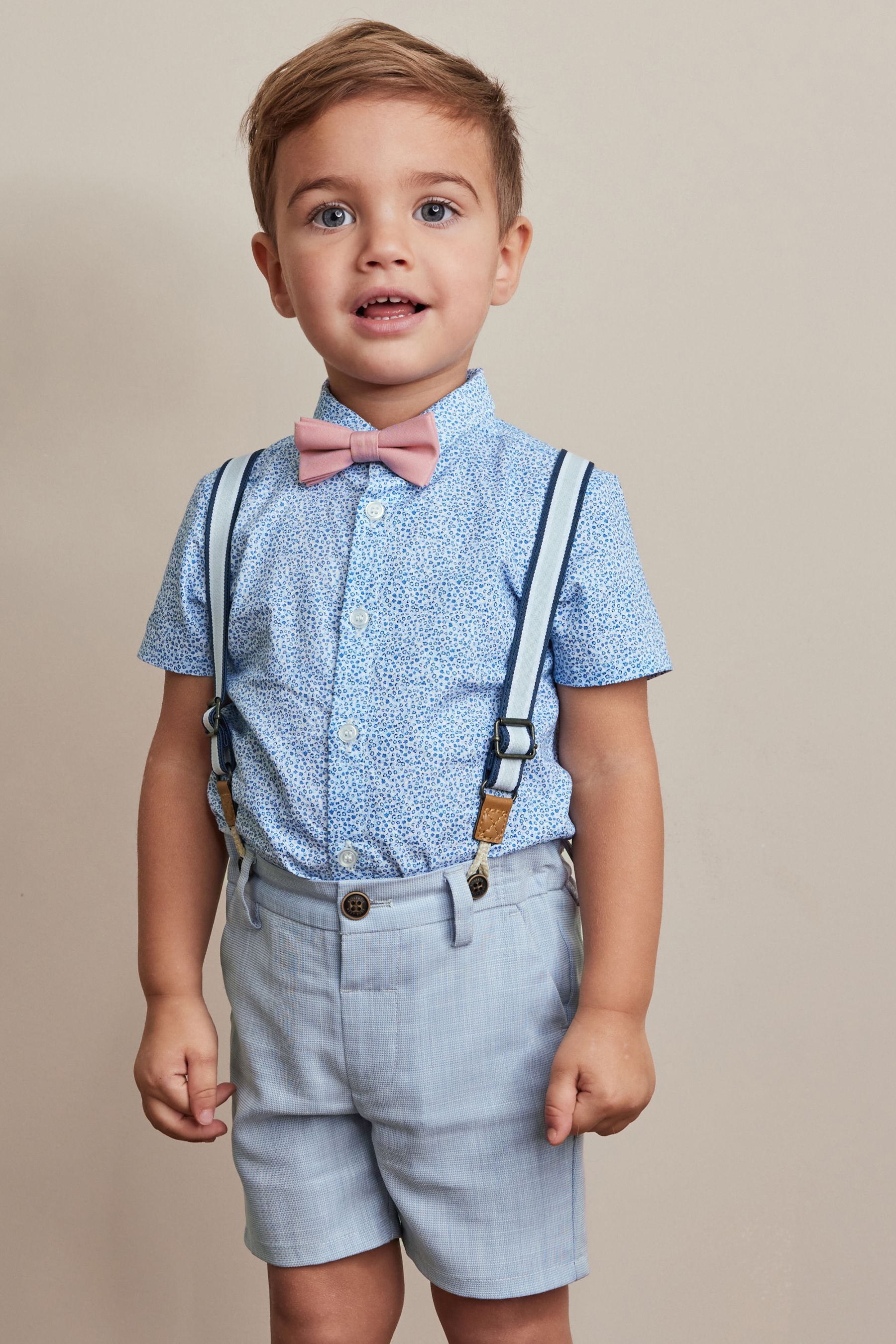 Baby boy shorts shop and braces set