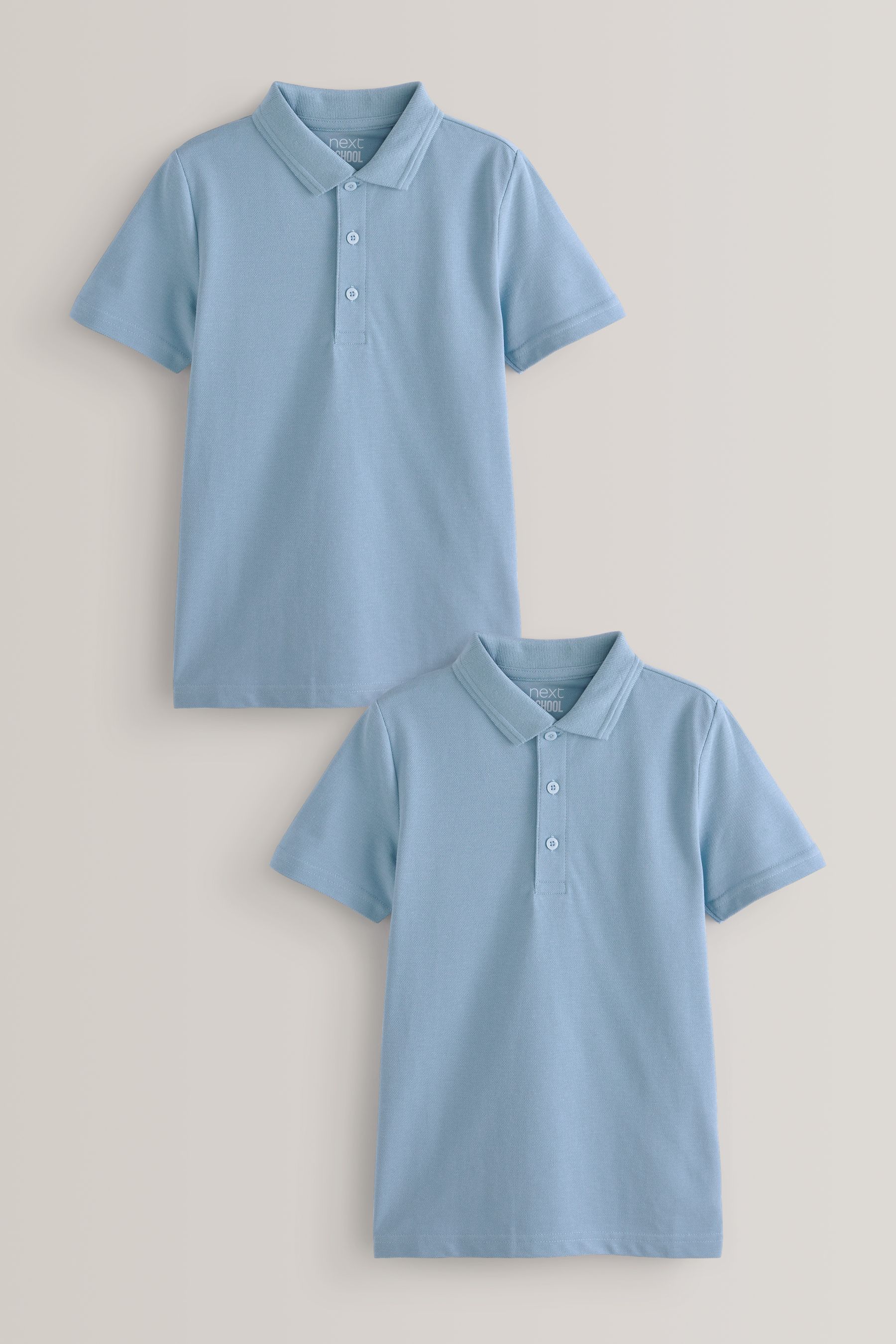 Boys blue best sale school polo shirts