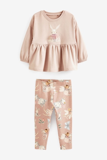 Buy Pink Bunny Top and Legging Set (3mths-7yrs) from the Next UK online ...