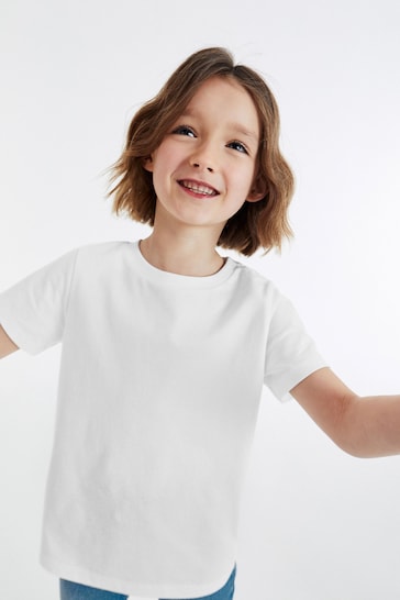 White T-Shirt (3-16yrs)