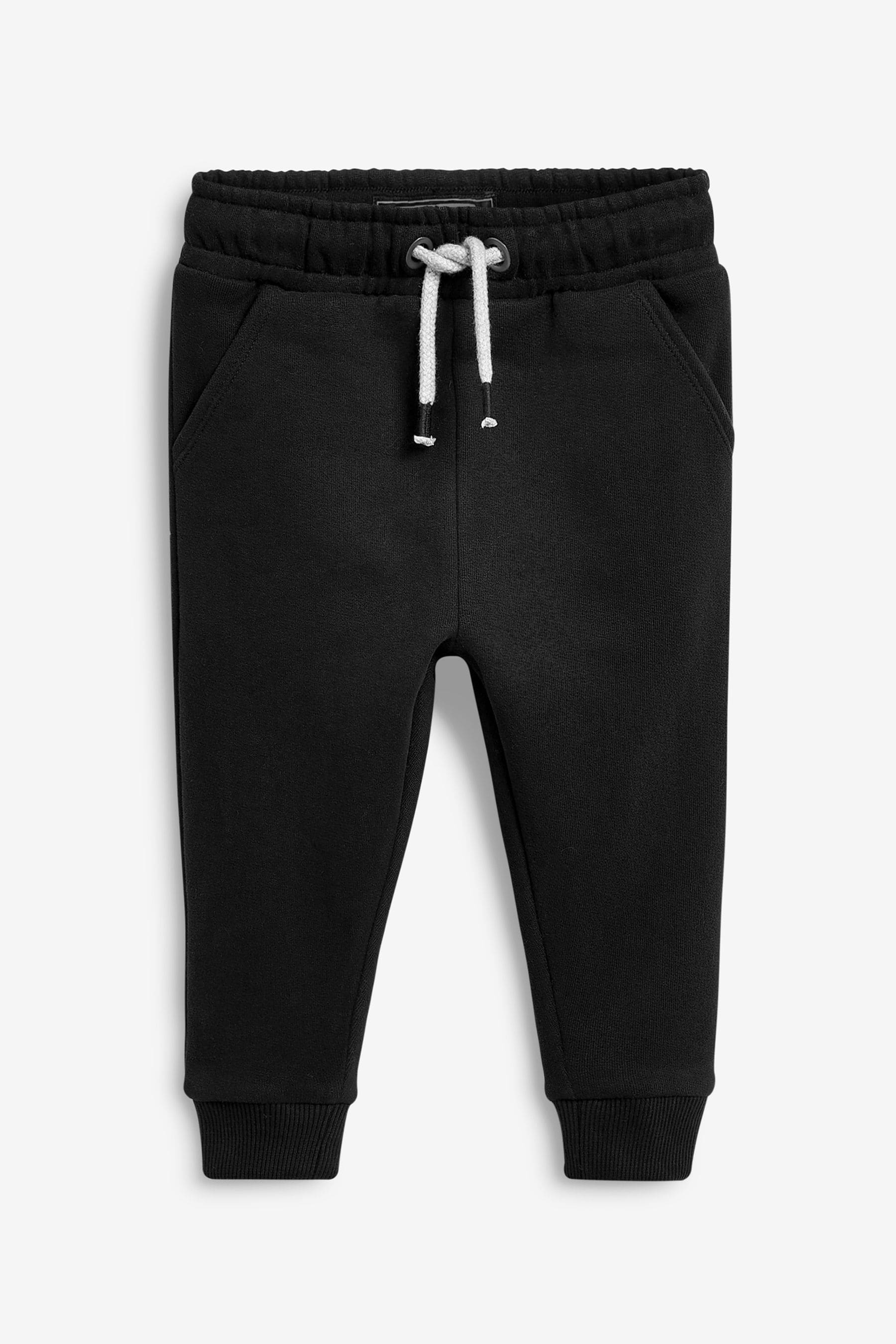 Baby boy black jogging bottoms discount