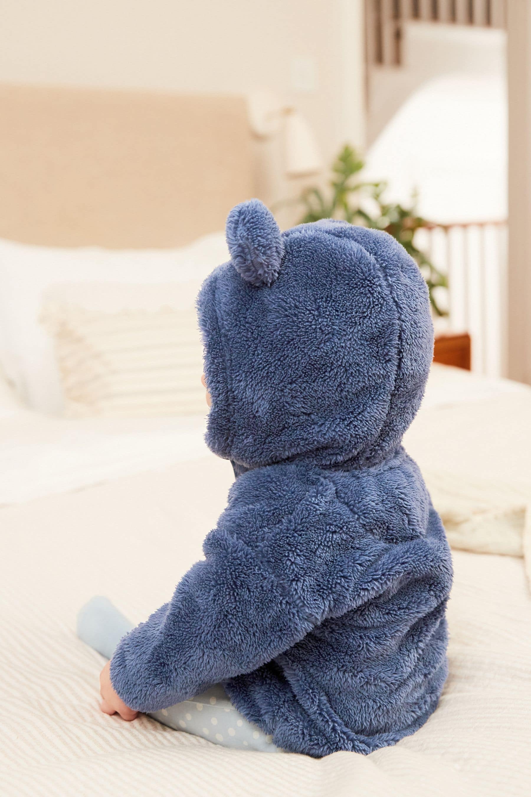 Light blue teddy bear jacket store