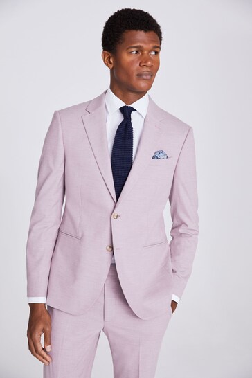 MOSS Slim Fit Pink Quartz Jacket