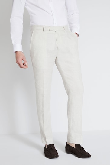 Buy MOSS Grey Slim Fit Puppytooth Trousers from the Next UK online shop