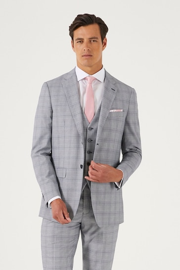 Skopes Anello Check Tailored Fit Suit Jacket