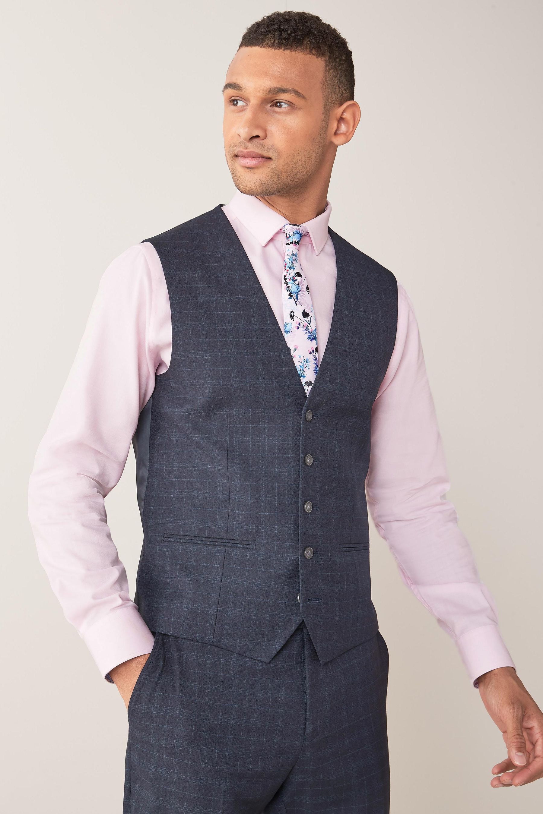 Next blue waistcoat store