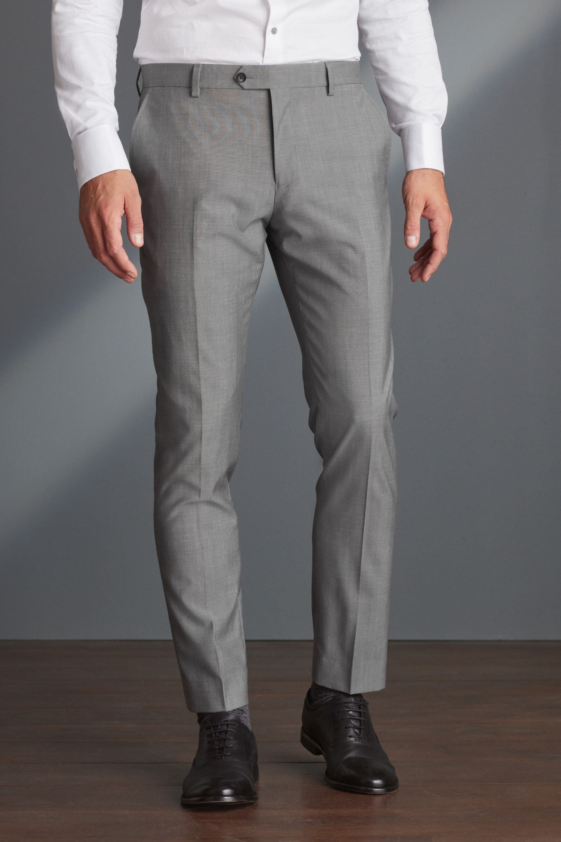 Light grey suit pants discount