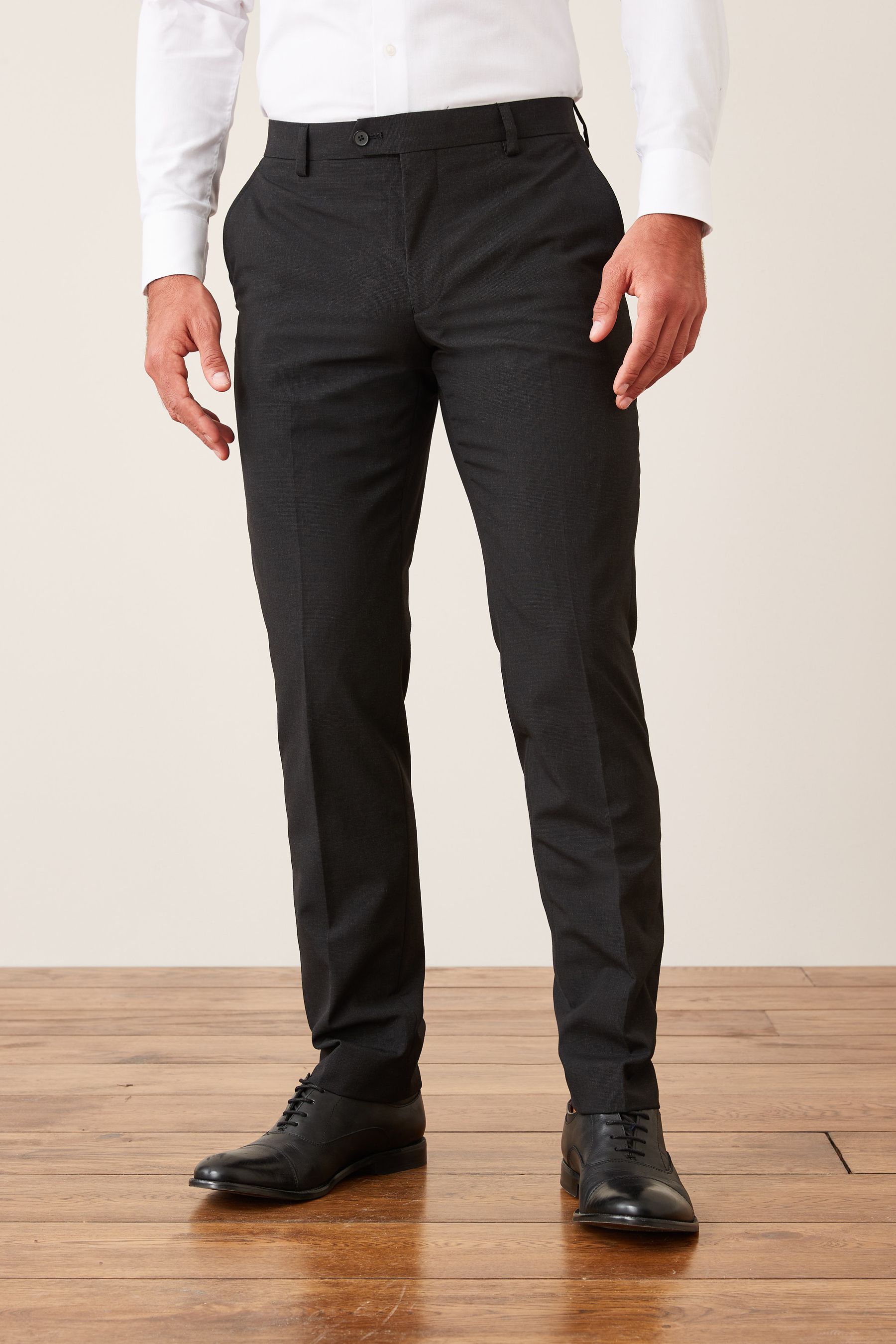 Black evening trousers next clearance
