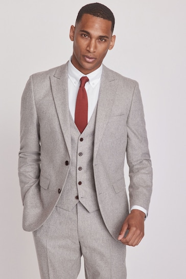 Topman super skinny fit single-breasted suit jacket with notch lapels in pink