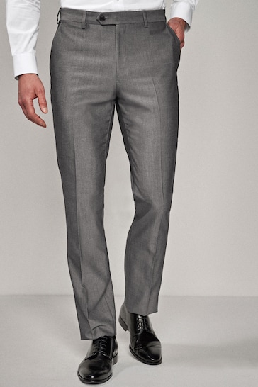 Light Grey Tailored Suit Trousers