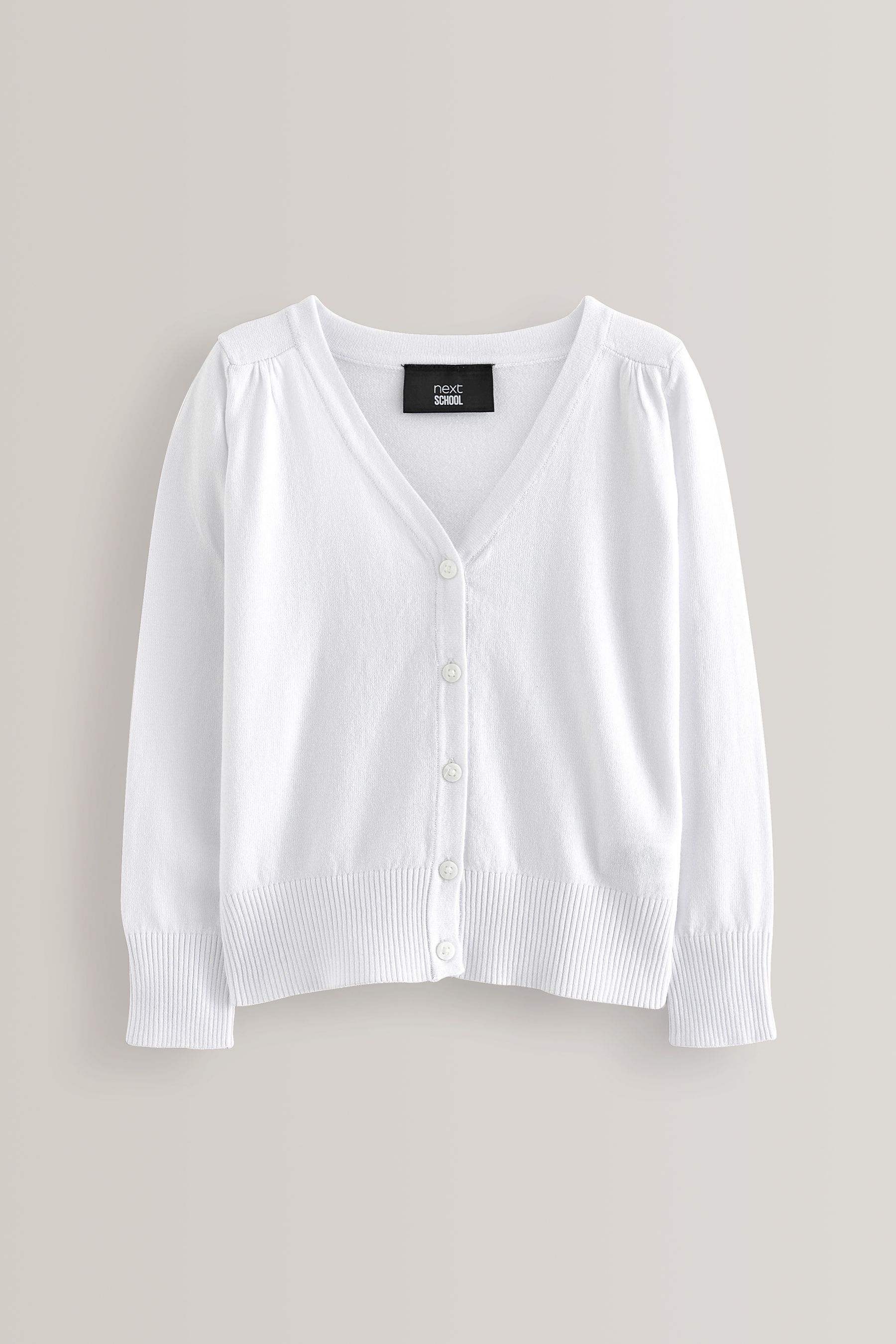 White v sale neck cardigan
