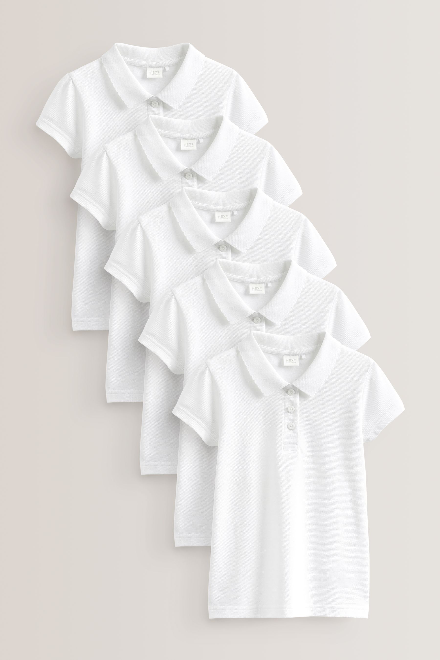 5 pack cheap school polo shirts