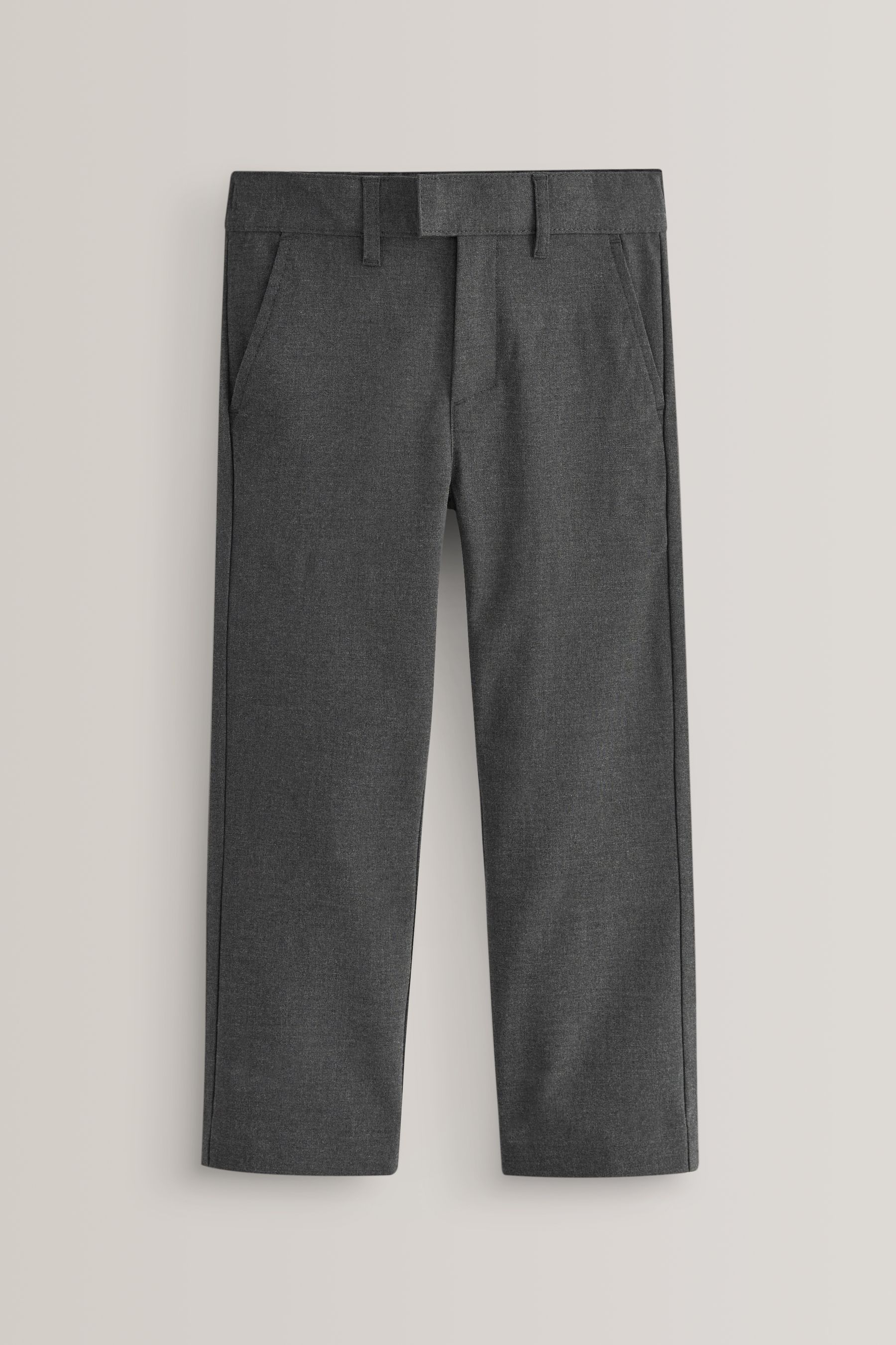 Buy Grey Regular Waist School Formal Stretch Skinny Trousers (3-17yrs ...